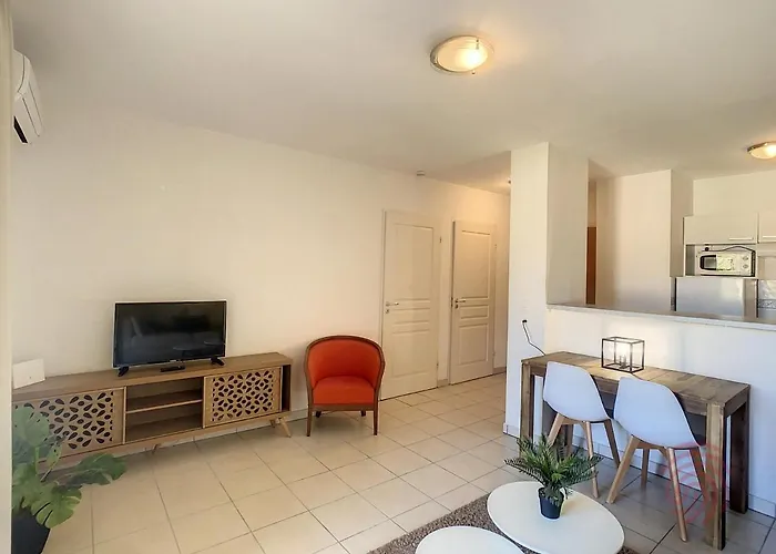 Lejlighed Bel F2 Climatise Avec Terrasse, Proche Thermes Et Centre-ville, Animaux Acceptes - Fr-1-451-154